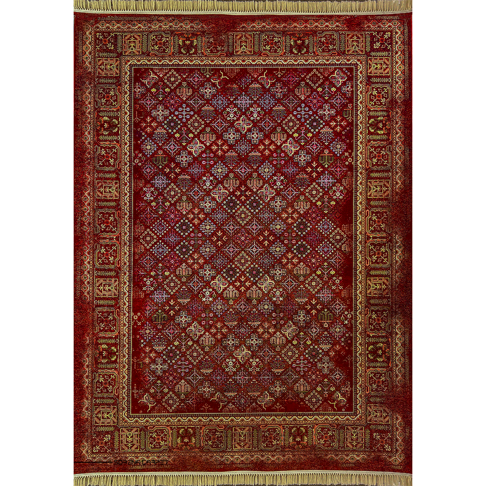 فرش ماشینی 1000 شانه طرح نیکاد وینتیج