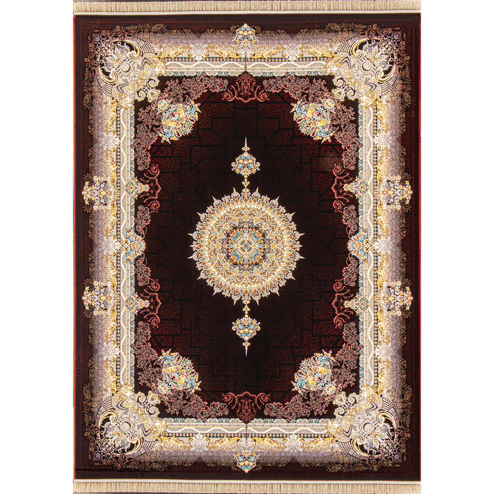 فرش ماشینی 1200 شانه طرح هرمس